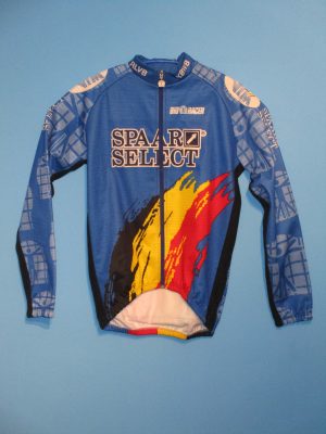 CHAQUETA DE CICLISMO SELECCIÓN NACIONAL DE CICLOCROSS SPAARSELECT 2003/2004 DE BÉLGICA (e)