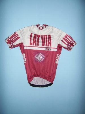 LETTONIE (b) MAILLOT DE CYCLISME DE L'ÉQUIPE NATIONALE 2017
